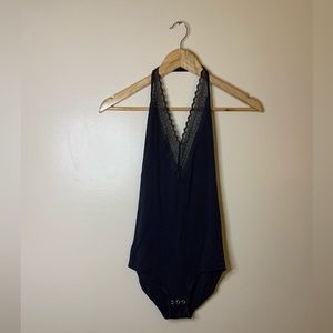 American Eagle Charcoal Grey Bodysuit Size XS